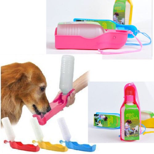 Foldable Pet Dog Drinking Water Bottles Travel Hand Held Puppy