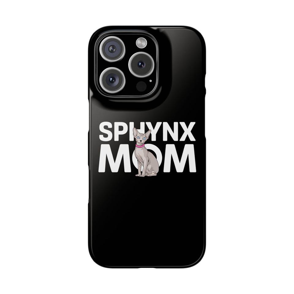 Premium Sphynx Mom iPhone Case | Sphynx Mom Gifts Slim Phone Cases