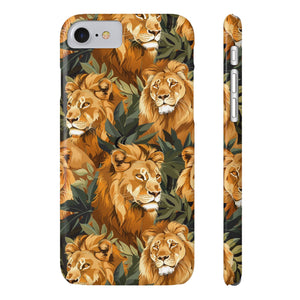 Premium Pride Of Lions iPhone Case | Lion Gifts Slim Phone Cases Premium Pride Of Lions iPhone Case | Lion Gifts Slim Phone Cases