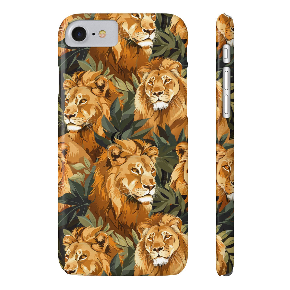 Premium Pride Of Lions iPhone Case | Lion Gifts Slim Phone Cases