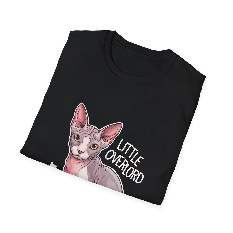 Little Overlord Sphynx Shirt | Sphynx Mom Gifts | Sphinx Merchandise | Sphynx Cat Presents Unisex T-Shirt