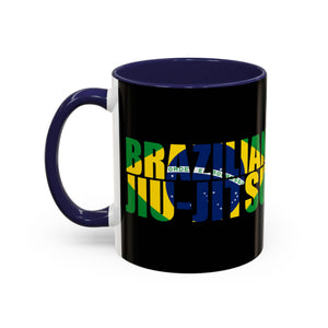 Brazilian Jiu Jitsu Flag 3 | BJJ Accent Coffee Mug Brazilian Jiu Jitsu Flag 3 | BJJ Accent Coffee Mug