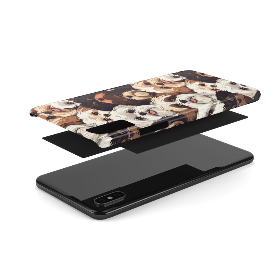 Premium Group of Shih Tzu iPhone Case | Cute Shih Tzu Gifts Slim Phone Cases