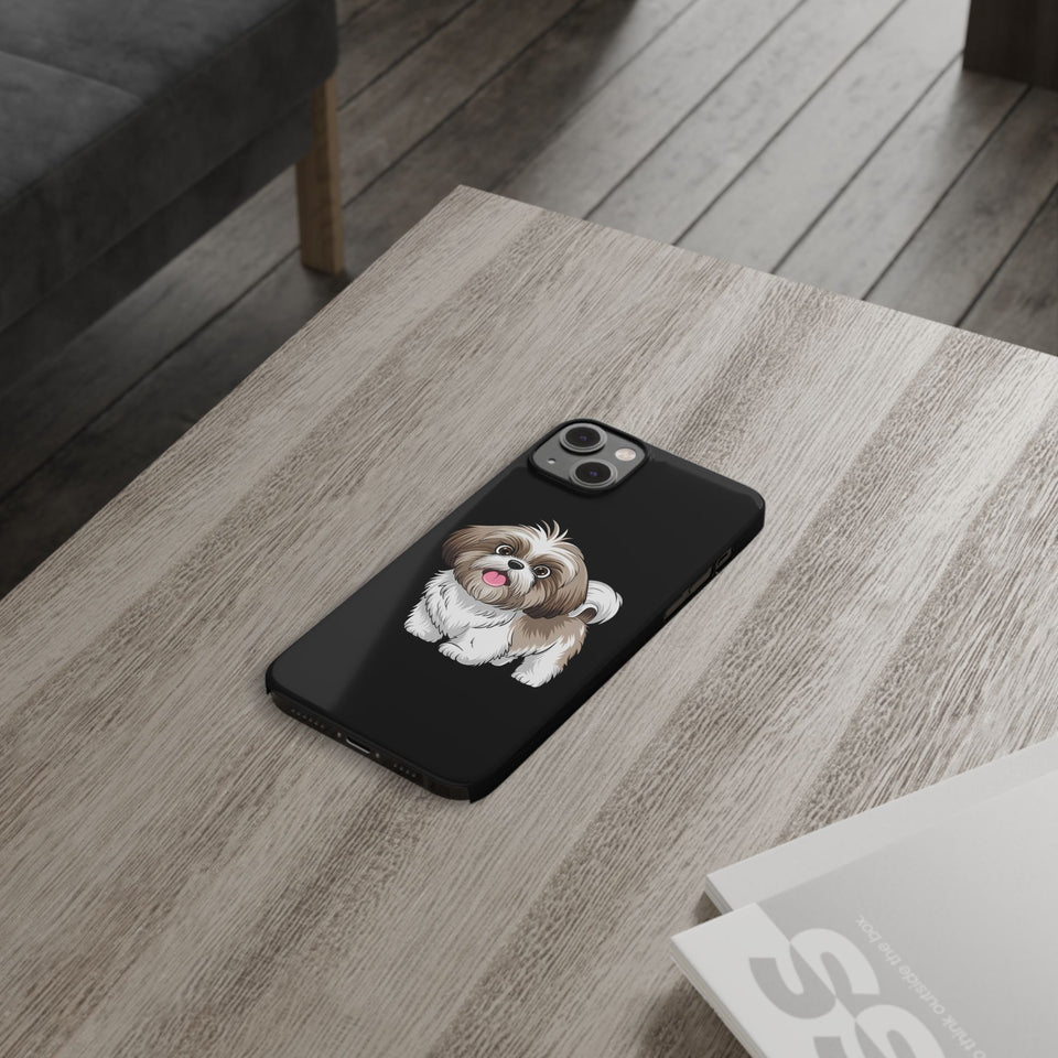 Premium Shih Tzu iPhone Case | Cute Shih Tzu Gifts Slim Phone Cases