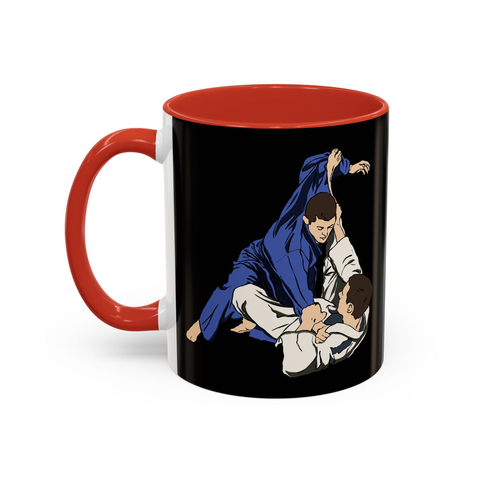 Brazilian Jiu Jitsu Rolling | BJJ Accent Coffee Mug