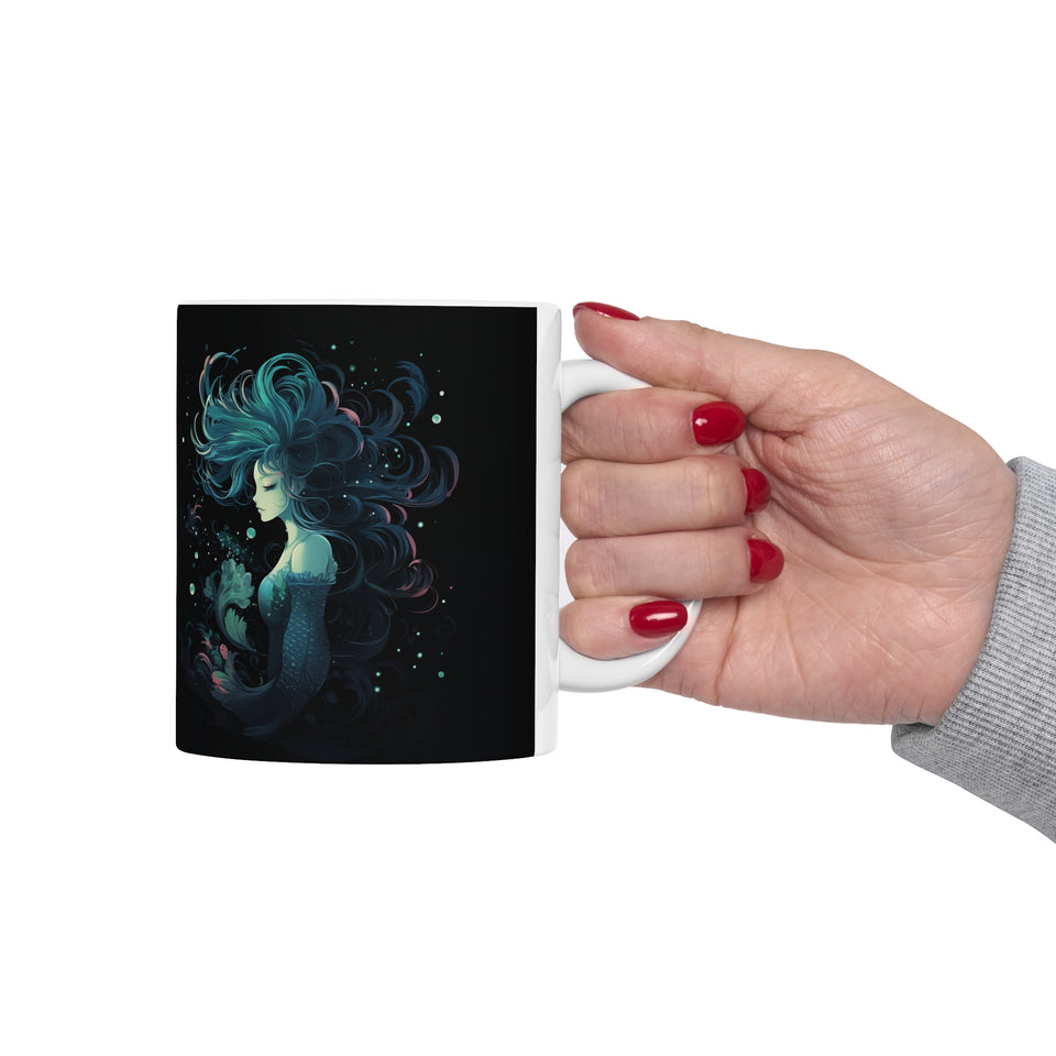 mermaid mug, mermaid coffee mug, mermaid gift, mermaid gifts for women, mermaid gifts for adults, mermaid presents, black mermaid shirt, mermaid shirts for adults