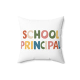 School Principal Spun Polyester Square Pillow | School Principal Gift Pillow School Principal Spun Polyester Square Pillow | School Principal Gift Pillow