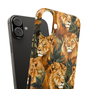 Premium Pride Of Lions iPhone Case | Lion Gifts Slim Phone Cases Premium Pride Of Lions iPhone Case | Lion Gifts Slim Phone Cases