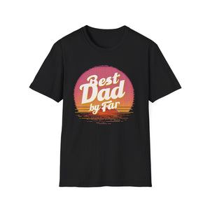 Best Dad By Far | Golf Presents For Dad | Fathers Day Gifts Golf | Dad Golf Gifts Unisex Softstyle T-Shirt