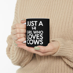 Just A Girl Who Loves Cows Mug | Cow Gifts | Adorable Cow Coffee Mug 11oz Just A Girl Who Loves Cows Mug | Cow Gifts | Adorable Cow Coffee Mug 11oz