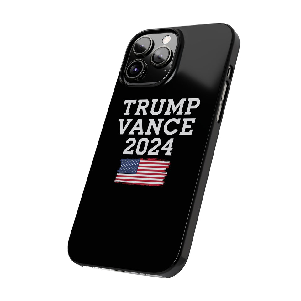 Premium Trump Vance 2024 iPhone Case | Donald Trump Gifts Slim Phone Cases