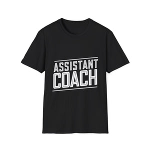 Assistant Coach T-Shirt | Cool Assistant Coach Gift Unisex T-Shirt Assistant Coach T-Shirt | Cool Assistant Coach Gift Unisex T-Shirt