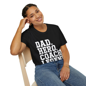 Dad Hero Coach Legend Shirt 2 | Coaching Gym Fitness Gifts | Unisex Dad Father T Shirt Dad Hero Coach Legend Shirt 2 | Coaching Gym Fitness Gifts | Unisex Dad Father T Shirt