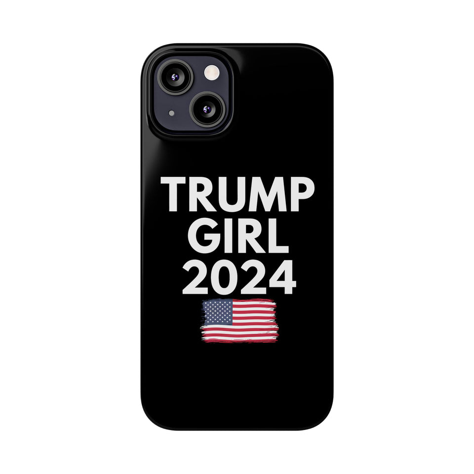 Premium Trump Girl iPhone Case | Donald Trump Gifts Slim Phone Cases