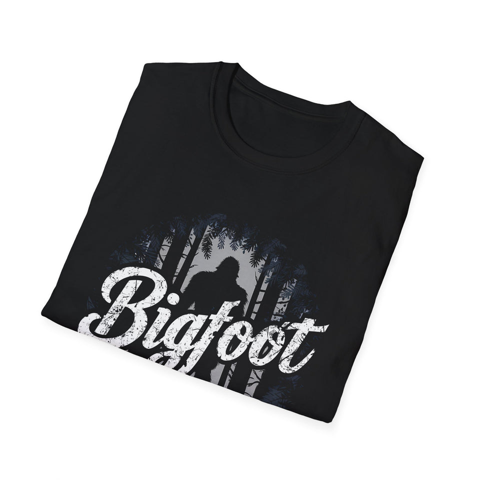 Bigfoot Shirt | Sasquatch Bigfoot T Shirt | Bigfoot In Forest Tee Shirt | Sasquatch Bigfoot Unisex T-Shirt 2