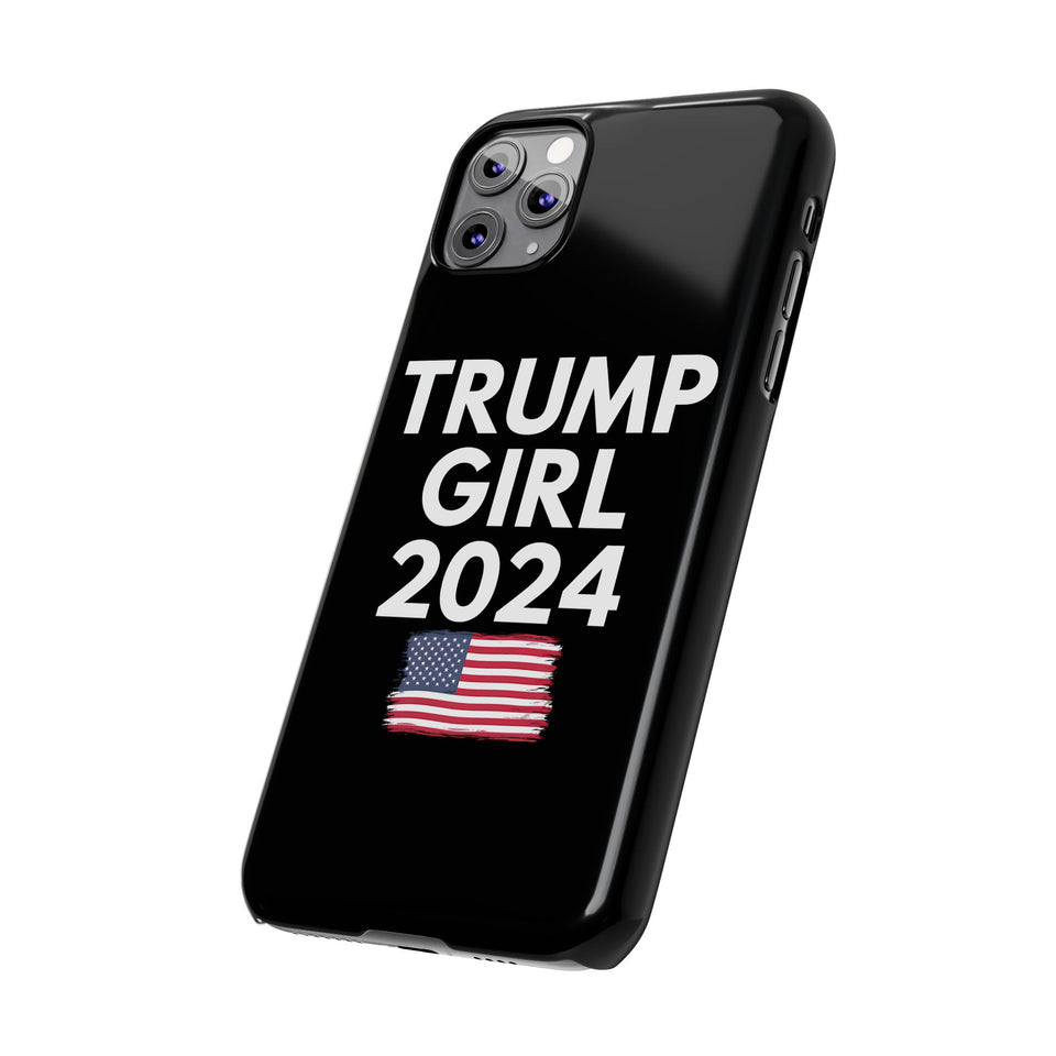 Premium Trump Girl iPhone Case | Donald Trump Gifts Slim Phone Cases