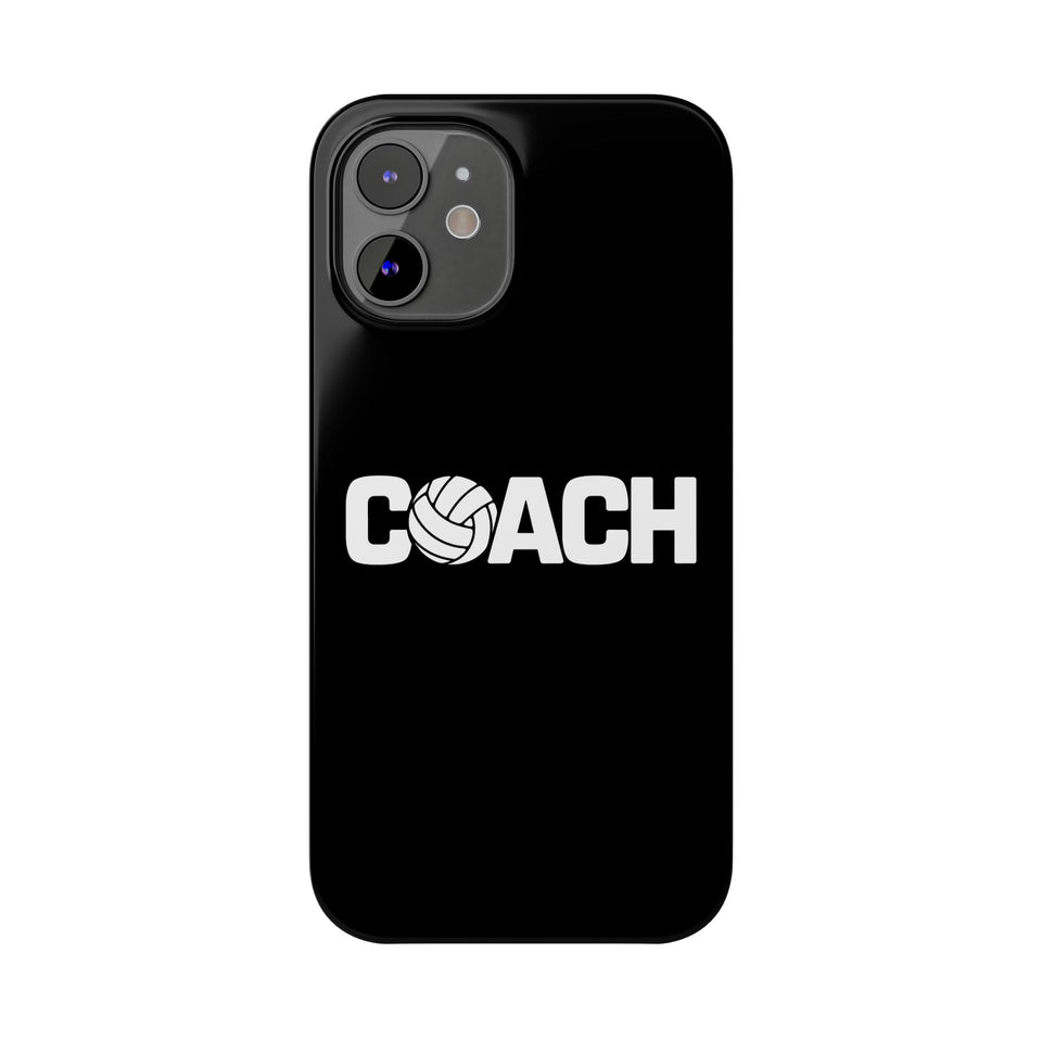 Premium Volleyball Coach iPhone Case | Volleyball Coach Gifts Slim Phone Cases