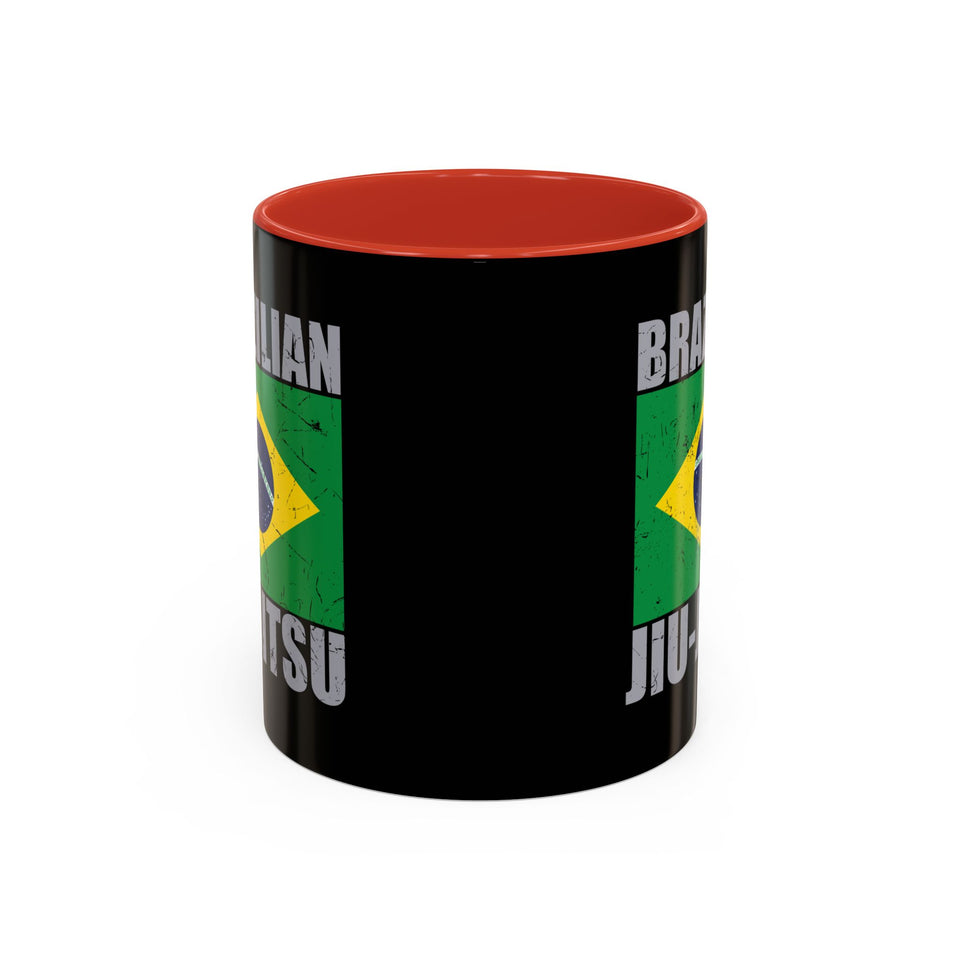 Brazilian Jiu Jitsu Flag 2 | BJJ Accent Coffee Mug