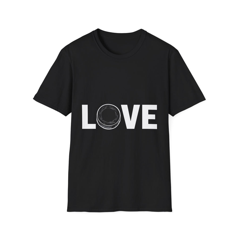 Love Hockey Shirt | Ice Hockey Gift | Unisex Ice Hockey T Shirt