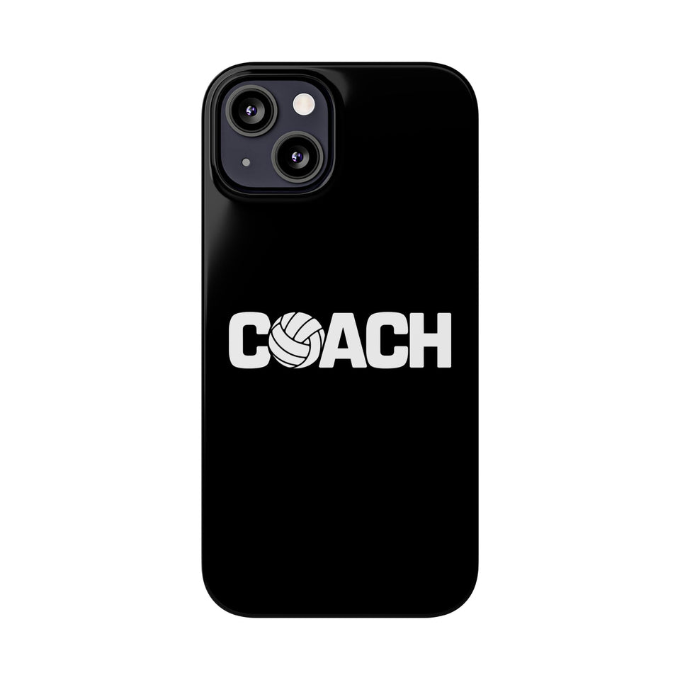 Premium Volleyball Coach iPhone Case | Volleyball Coach Gifts Slim Phone Cases