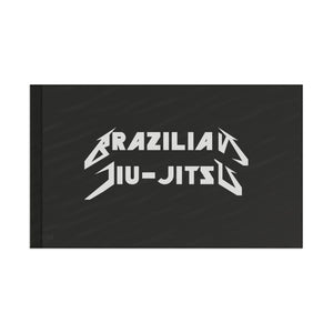 Brazilian Jiu Jitsu Metal Flag Banner | BJJ Flag Brazilian Jiu Jitsu Metal Flag Banner | BJJ Flag