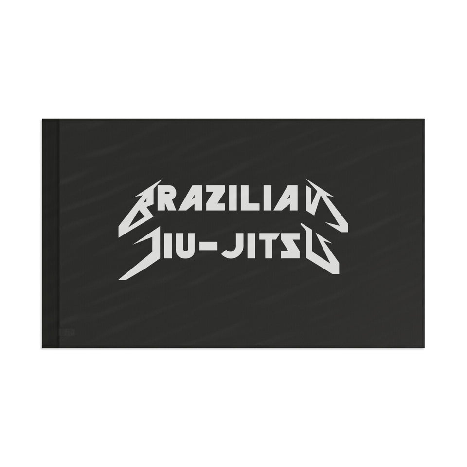 Brazilian Jiu Jitsu Metal Flag Banner | BJJ Flag