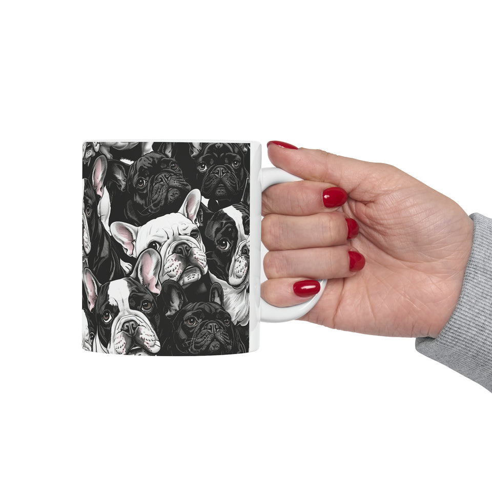 French Bulldog Mug | Frenchie Coffee Mug | Cute French Bulldog Gifts | Funny Frenchie Presents | French Bulldog Mug 2 11oz