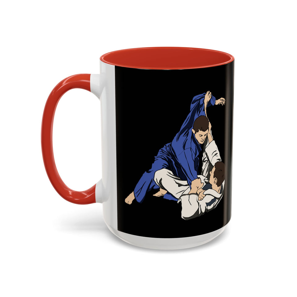 Brazilian Jiu Jitsu Rolling | BJJ Accent Coffee Mug