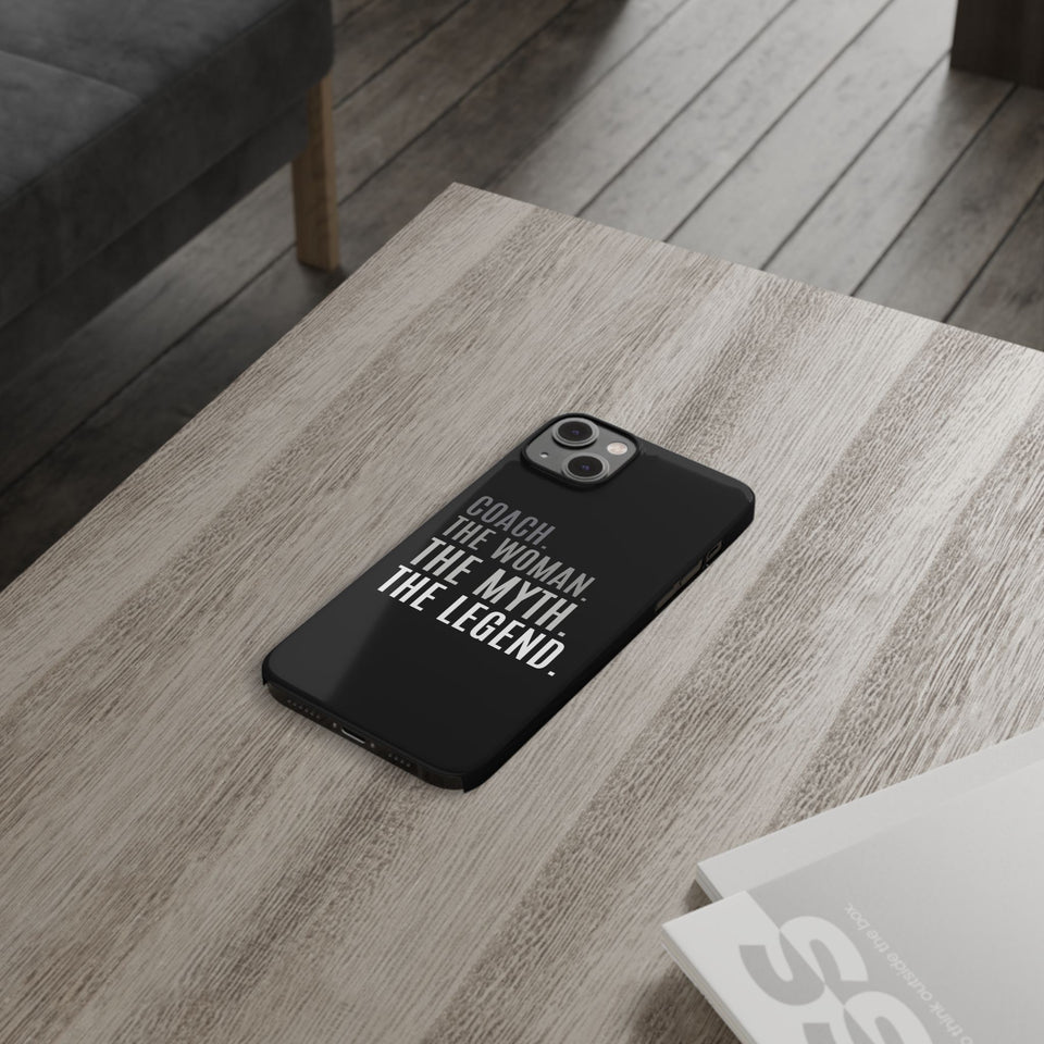 Premium Coach The Woman The Myth The Legend iPhone Case | Coach Gifts Slim Phone Cases