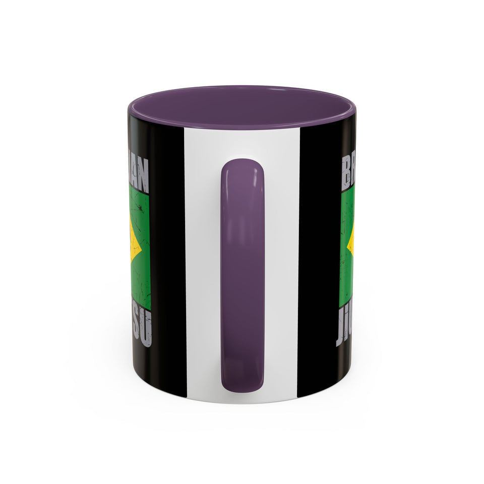 Brazilian Jiu Jitsu Flag 2 | BJJ Accent Coffee Mug