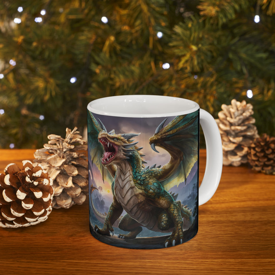 Fantasy Dragon RPG Mug | Role Playing Game Gift | Dragon Coffee Mug | RPG Fantasy Gift Ideas Mug 11oz