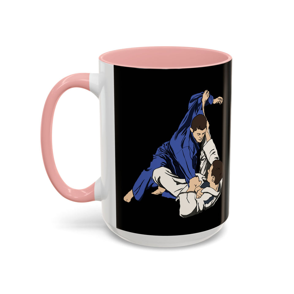 Brazilian Jiu Jitsu Rolling | BJJ Accent Coffee Mug