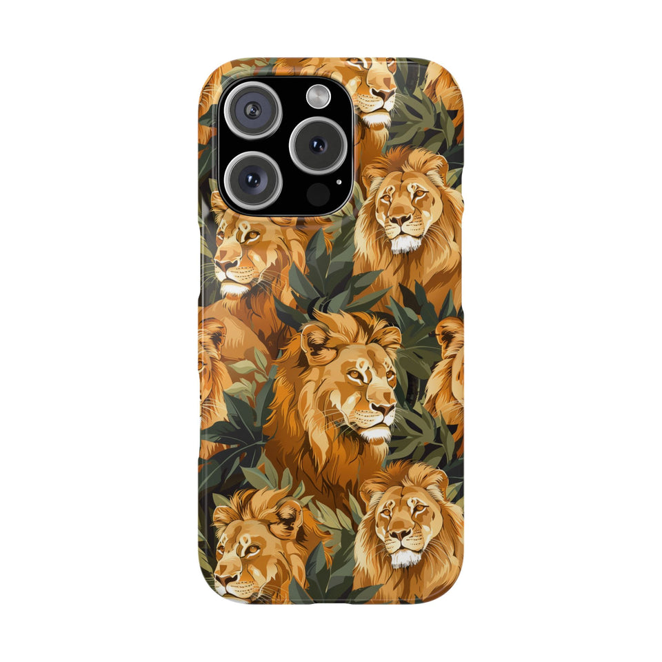 Premium Pride Of Lions iPhone Case | Lion Gifts Slim Phone Cases