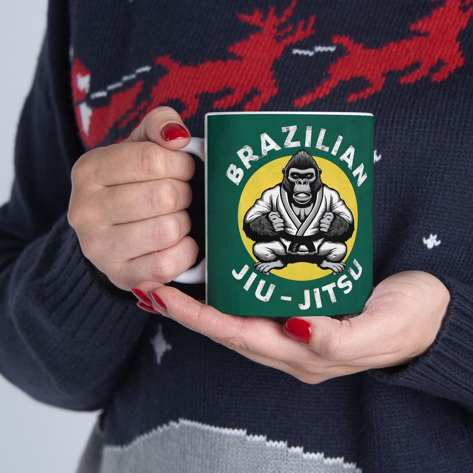 Brazilian Jiu Jitsu Mug 2 | Brazilian Jiu Jitsu BJJ Gift | BJJ Coffee Mug | Brazilian Jiu Jitsu Gift Ideas Mug 11oz