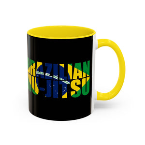 Brazilian Jiu Jitsu Flag 3 | BJJ Accent Coffee Mug Brazilian Jiu Jitsu Flag 3 | BJJ Accent Coffee Mug