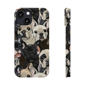 Premium French Bulldogs iPhone Case | Cute Frenchie Gifts Slim Phone Cases Premium French Bulldogs iPhone Case | Cute Frenchie Gifts Slim Phone Cases