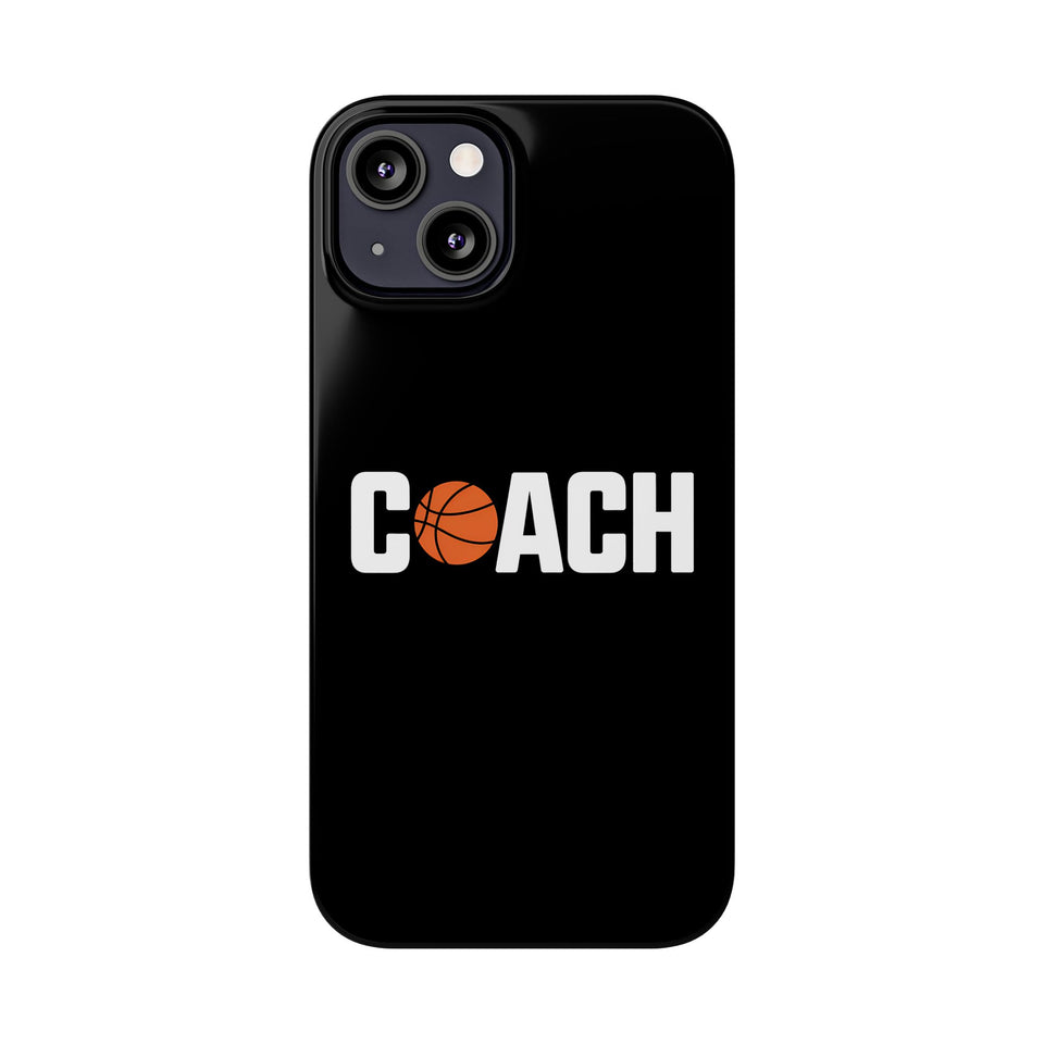 Premium Basketball Coach iPhone Case | Basketball Coach Gifts Slim Phone Cases