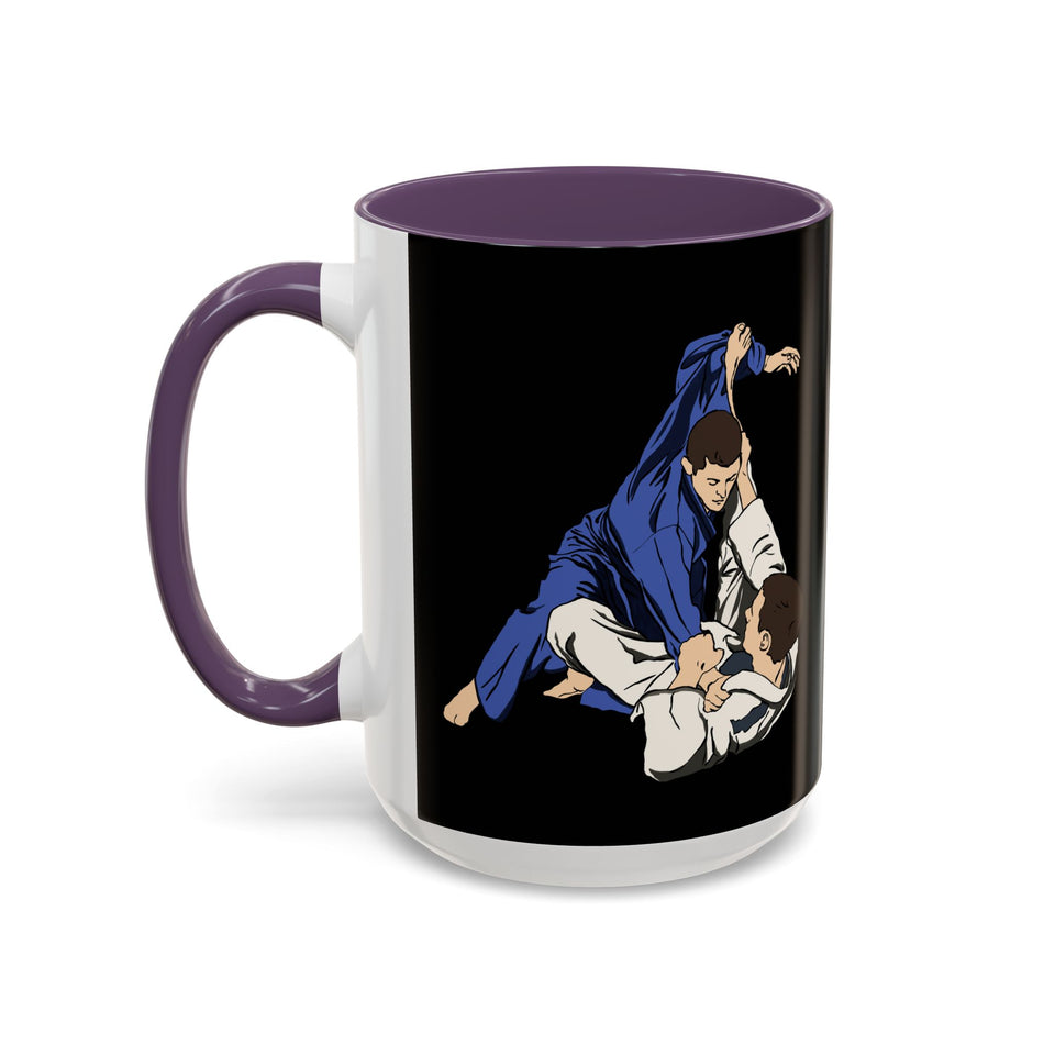 Brazilian Jiu Jitsu Rolling | BJJ Accent Coffee Mug