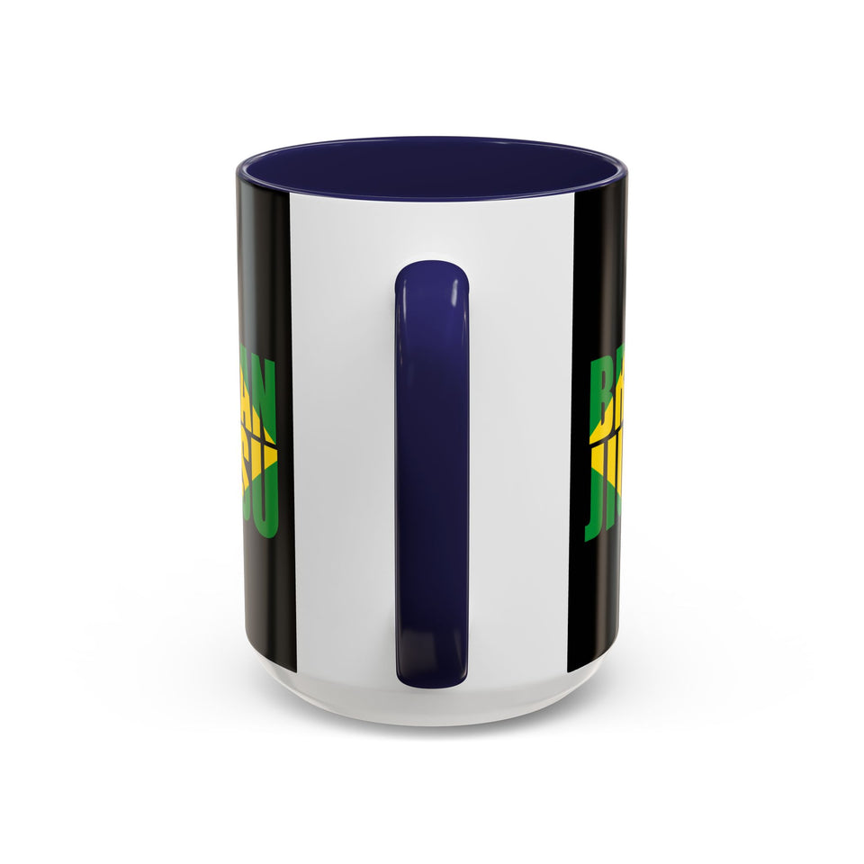 Brazilian Jiu Jitsu Flag 3 | BJJ Accent Coffee Mug