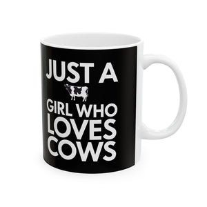 Just A Girl Who Loves Cows Mug | Cow Gifts | Adorable Cow Coffee Mug 11oz Just A Girl Who Loves Cows Mug | Cow Gifts | Adorable Cow Coffee Mug 11oz