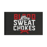 Brazilian Jiu Jitsu Blood Sweat Chokes Flag Banner | BJJ Flag Brazilian Jiu Jitsu Blood Sweat Chokes Flag Banner | BJJ Flag