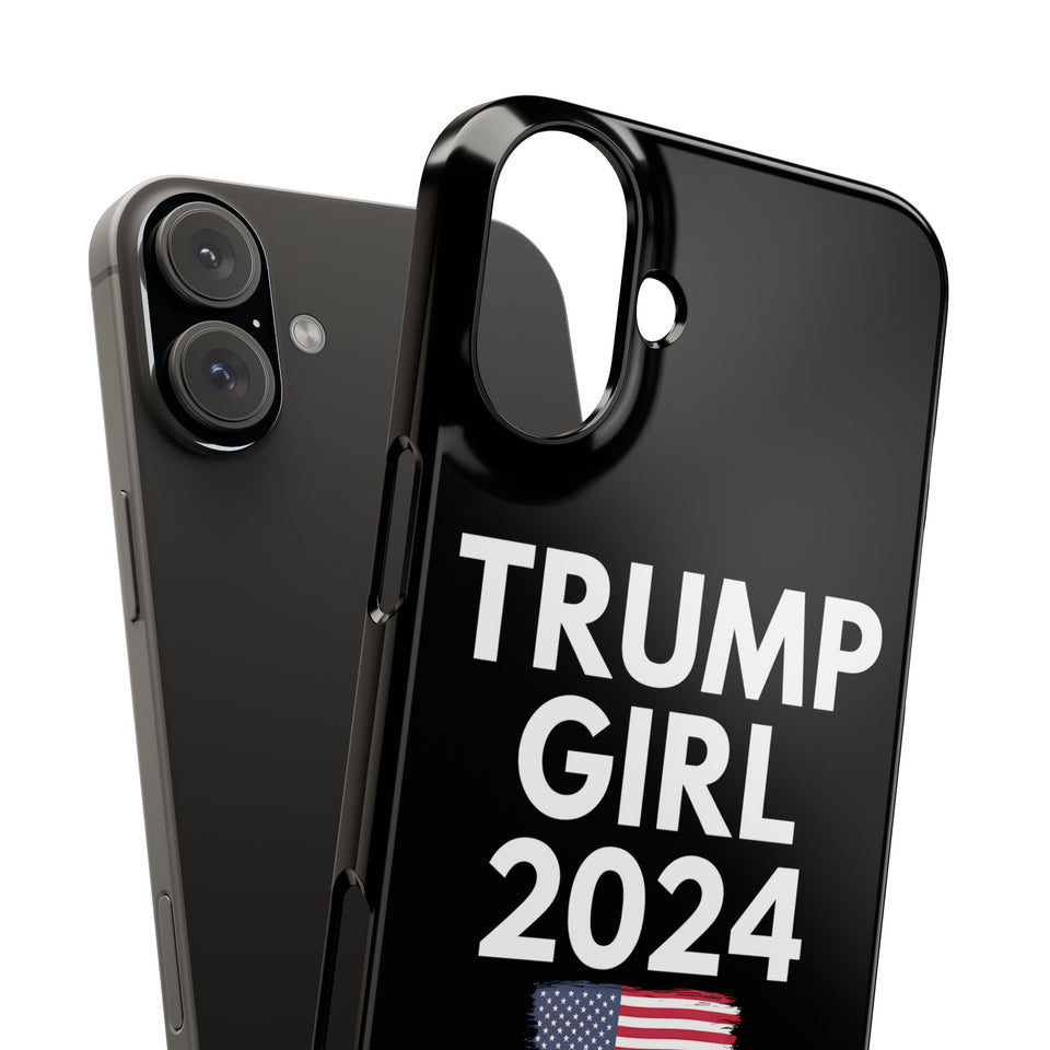 Premium Trump Girl iPhone Case | Donald Trump Gifts Slim Phone Cases