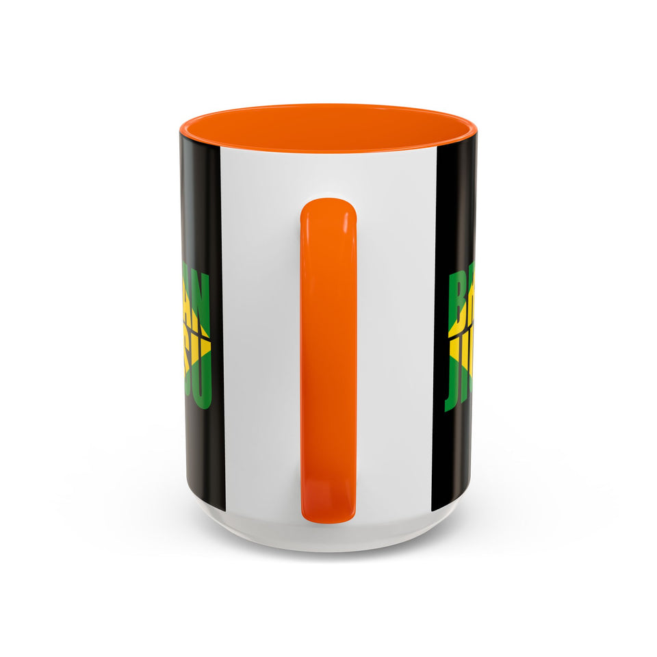 Brazilian Jiu Jitsu Flag 3 | BJJ Accent Coffee Mug