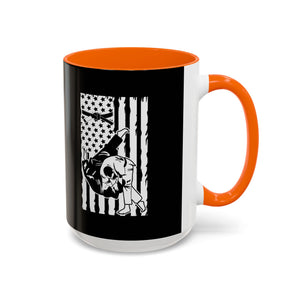 Brazilian Jiu Jitsu Flag Throw | BJJ Accent Coffee Mug Brazilian Jiu Jitsu Flag Throw | BJJ Accent Coffee Mug