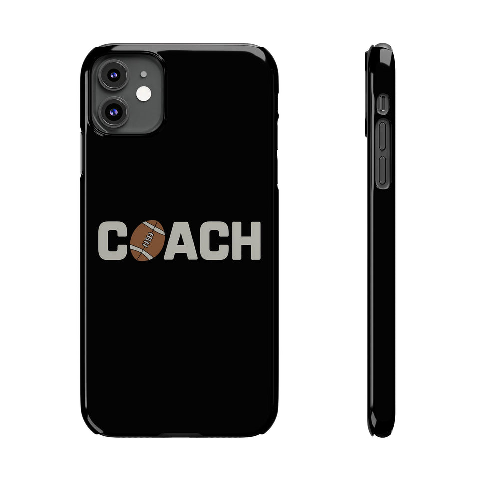 Premium Football Coach iPhone Case | Football Coach Gifts Slim Phone Cases