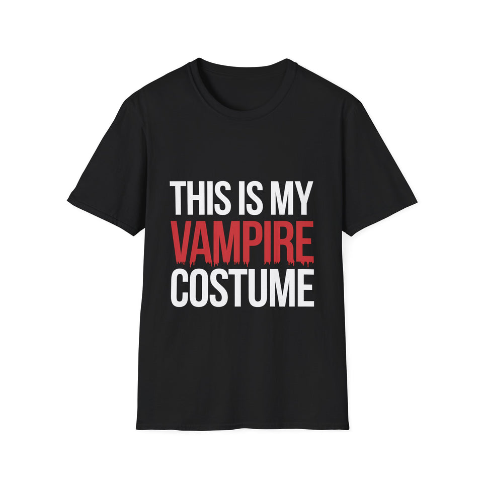 This Is My Vampire Costume T-Shirt | Spooky Vampire Halloween Costume Vampires Unisex T-Shirt