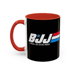 Brazilian Jiu Jitsu A Real Jiu-Jitsu Hero | BJJ Accent Coffee Mug Brazilian Jiu Jitsu A Real Jiu-Jitsu Hero | BJJ Accent Coffee Mug