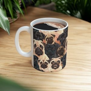 Pug Mug | Pug Coffee Mug | Cute Pug Dog Gifts | Funny Pug Presents | Pug Mug 11oz Pug Mug | Pug Coffee Mug | Cute Pug Dog Gifts | Funny Pug Presents | Pug Mug 11oz