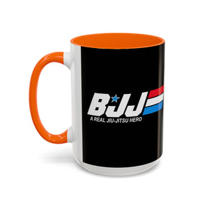 Brazilian Jiu Jitsu A Real Jiu-Jitsu Hero | BJJ Accent Coffee Mug Brazilian Jiu Jitsu A Real Jiu-Jitsu Hero | BJJ Accent Coffee Mug