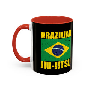 Brazilian Jiu Jitsu Flag | BJJ Accent Coffee Mug Brazilian Jiu Jitsu Flag | BJJ Accent Coffee Mug